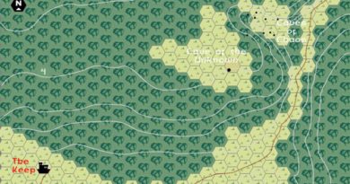 The Keep on the Borderlands Wilderness Map – In Hexographer! | Breeyark!