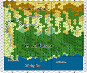 Project on the Borderlands Map A