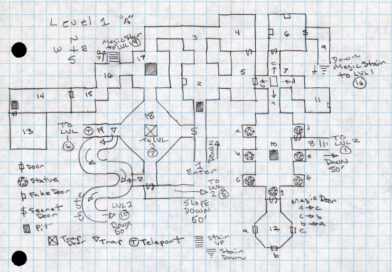 The Old School Dungeon – Levels 1-3